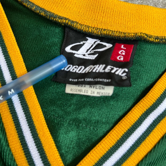 Vintage Logo Athletic Brett Favre Football Green Bay Packers Jersey - Picture 2 of 8